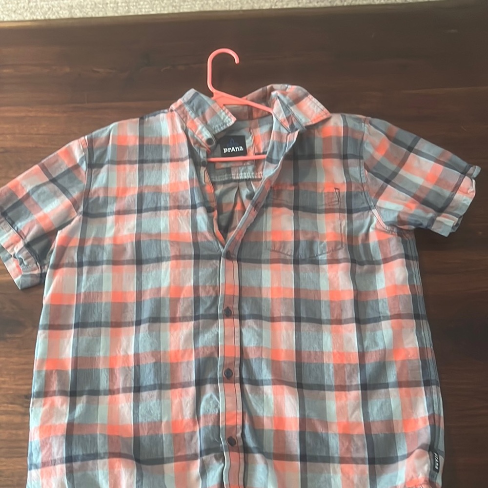 Prana short sleeve button up